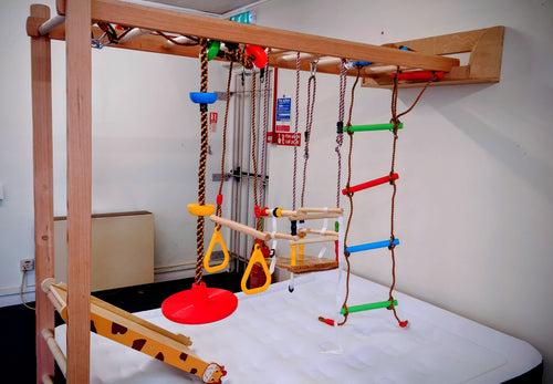 Luxury Wall Mounted Climbing Frame for Toddlers | Montessori-Inspired | Little Gymmies UK